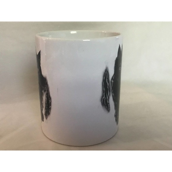 ORCA Coatings "Black Cat" coffee/tea white mug/Cup HTF - Picture 2 of 9